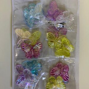 DIY PARTS BUTTERFLY 2.7CM 12PC/CARD