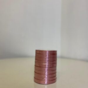 RIBBON POLYESTER ROSEGOLD W1CMX22M/EA