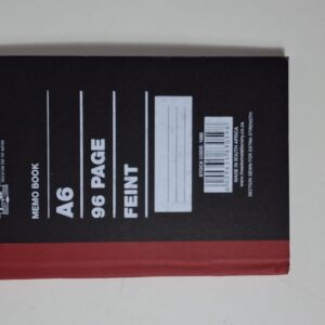 MEMO BOOK 96P A6 1060/EACH
