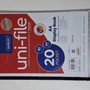 MARLIN UNI-FILE DISPLAY BOOK A4 20PG8020