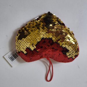 SOFT HEART SEQUINS (S) 12X10CM/EACH