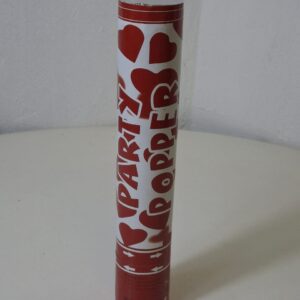 PARTY POPPER HEARTS L30CM/EACH