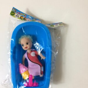 DOLL IN BATH TUB WITH ACCES. 2009A/EACH