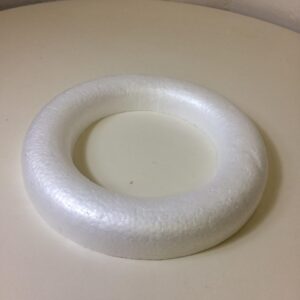 STYROFOAM WREATH FLAT BACK D29CM/EACH