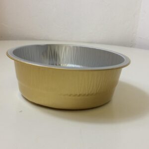 ALUMINUM FOIL CONATINER GOLD ROUND (S)