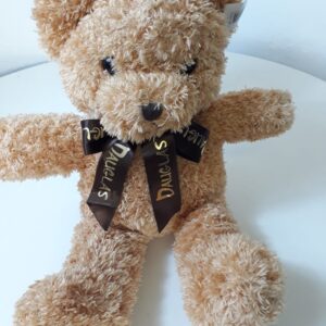 TEDDY BEAR 2023 PINK RIBBON L+-28CM/EACH