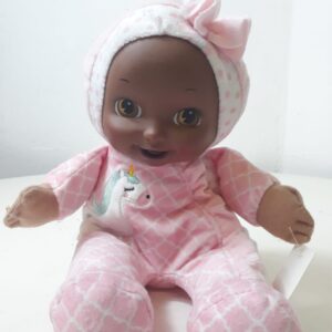 SOFT DOLL WITH BOW +-25CM/EACH