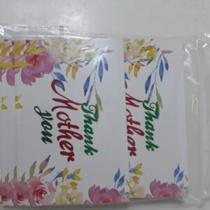 GIFT CAR THANK YOU MOTHER 10X15CM/EACH