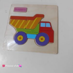 WOODEN PUZZLE ANIMALS SINGLE 14.8X14.8X