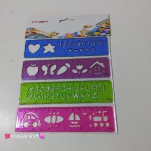STENCIL SET ON CARD H1200 4PC/CARD