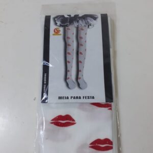 SOCKS LIPS THIGH HIGH MEIA/EACH