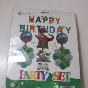 PARTY SET+BALLOON SET DINOSAUR FGH-106/S