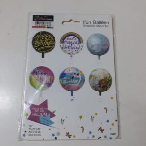 FOIL BALLOON HAPPY BIRTHDAY FLAMINGO 18"