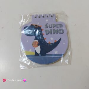NOTEBOOK MINI DINOSAUR 11X8CM/EACH