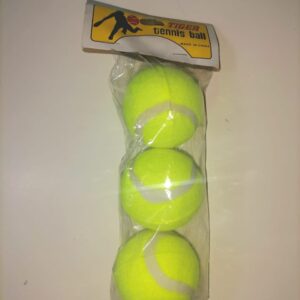 TENNIS BALL 3PC GREEN COLOR/EACH PACK