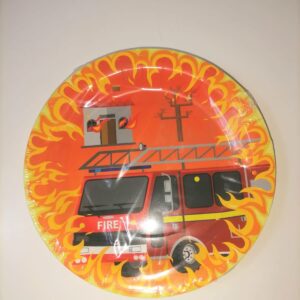 PARTY PAPER PLATES FIRE 23CM 10PC/PK