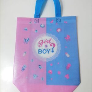 SHOPPING BAG BOY OR GIRL? 27X29X12CM/EAC