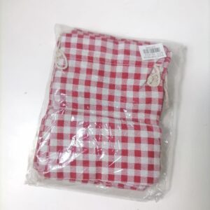 MATERIAL BAG CHECKERD 13X18CM 12PCS/PK
