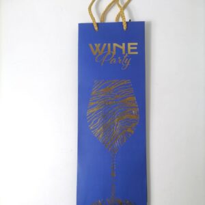 GIFT BAG WINE WINE PARTY 12X36X9CM/EACH