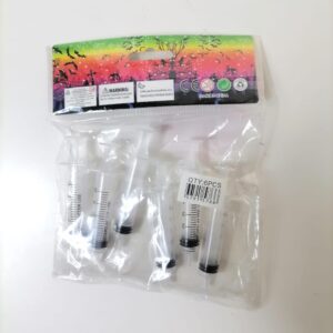 WATER BOMB SERINGE 5ML 8.5CM 5PC/PK