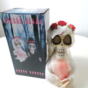 B/O GHOST DAY OF DEAD H24CM/EACH