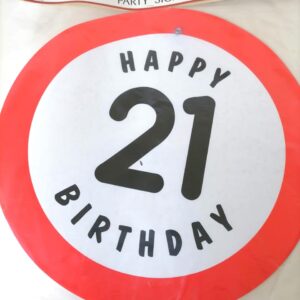 PARTY SIGN HBD 21