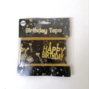 PARTY TAPE HBD 8CMX15M/EACH
