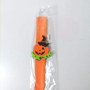 WRIST SNAPPBAND PUMPKIN 2.8X21.5CM/EACH