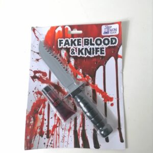 FAKEBLOOD & KNIFE ON CARD/SET
