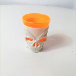 B/O LIGHTUP PLASTIC SKULL CUP 5.X2X7CM/E