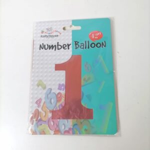 FOIL BALLOON NUMBERS 42"/EACH