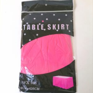TABLESKIRT SOLIDCOLOUR 74X426CM/EACH