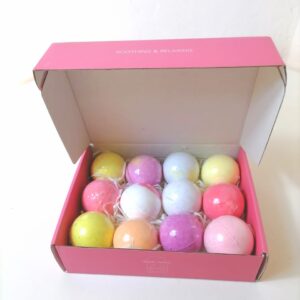 BATH BOMBS HAND CRAFTED 12PC/BOX/EA.BOX