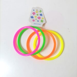 BANGLE NEON +-D8CM 4PC/CARD/EACH CARD