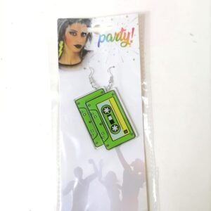 PARTY EARRING CASSTTES 3X5CM/EACH