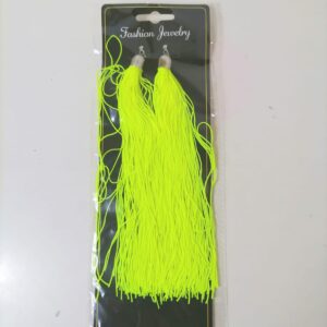 EARRING NEON TASSEL 80'S +-L19CM/EACH PR