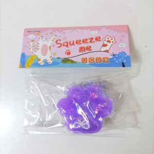 SQUEEZE ME TOYS CAT PAW GLITTERISH 55G