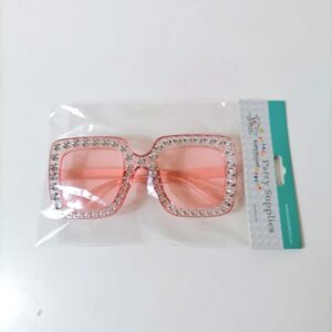 PARTY GLASS STONE DISCO 14CM/EACH