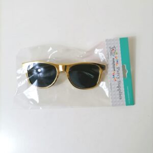 PARTY GLASS GOLD PLATTING 14CM/EACH