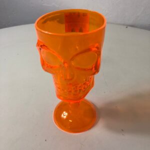 PLASTIC CUP SKULL 8X16.5CM/EACH