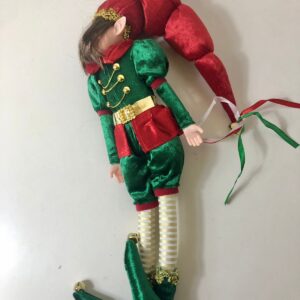 X'MAS DECO ELF SEATED L55CM/EACH