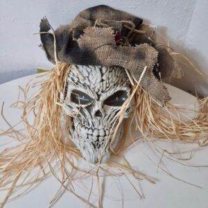 SCARECROW HEAD B/O LIGHTUP 25X20X70CM/EA
