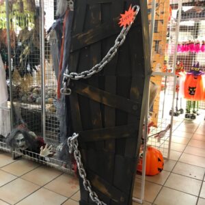 HALLOWEEN SHAKING COFFIN 160X52X27CM/EAC