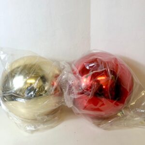 X'MAS DECO BALL 30CM SHINEY/EACH