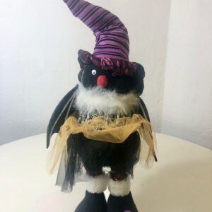 HALLOWEEN DECO STANDING BAT H38-50CM/EAC