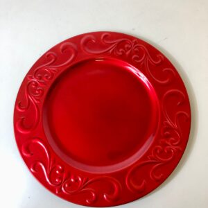 PLASTIC SIDE PLATE DESIGN EDGE D32.5CM/E