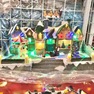 X'MAS DECO VILLAGE LIGHTUP ( L) 37.5X26