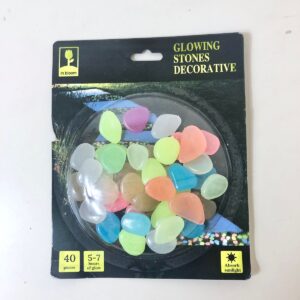 GLOWING STONES DECORATIVE 2-3CM 40PC/CAR
