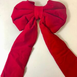 X'MAS DECO BOW VELVET (L) 40X70CM/EACH