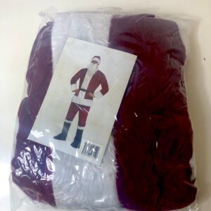SANTA SUIT ADULT IN ZIP BAG 6PC/SET/EACH